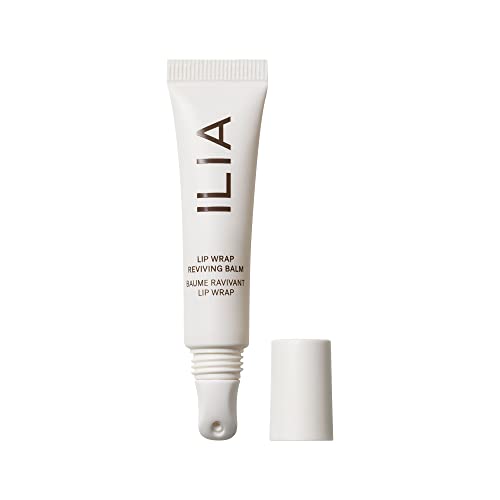 ILIA - Lip Wrap Reviving Balm | Hydtrate, Smooth, Plump | Barrier-Building with Hyaluronic Acid + Sea Succulent | Gluten + Silicone-Free | Non-Toxic