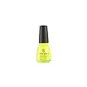 China Glaze Nail Polish, Yellow Polka Dot Bikini, 0.5 Fluid Ounce
