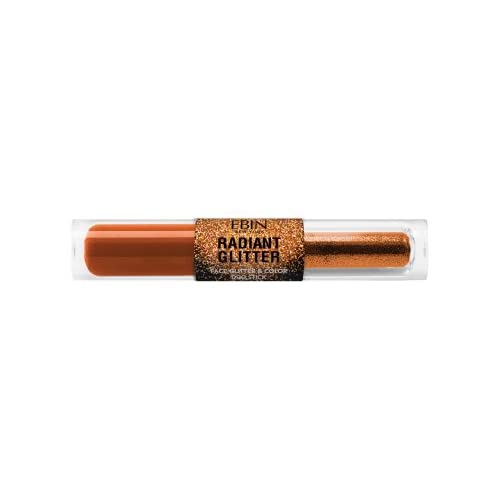 EBIN NEW YORK Secret of Pharaoh Glitter Duo Stick Sand Goddess | Dual-Ended Primer & Glitter Face Makeup Stick | Creamy Long-Lasting Shimmer Finish |
