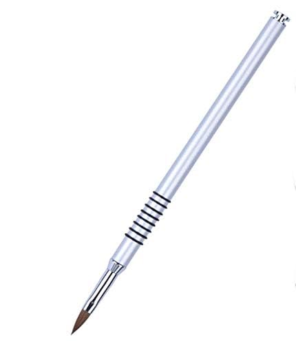 Brccee AC 3D Nail Art Brush Pure Non-Slip Handle Acrylic Nail Art Brush Sculpture Brush for Acrylic Powder (Size 5)