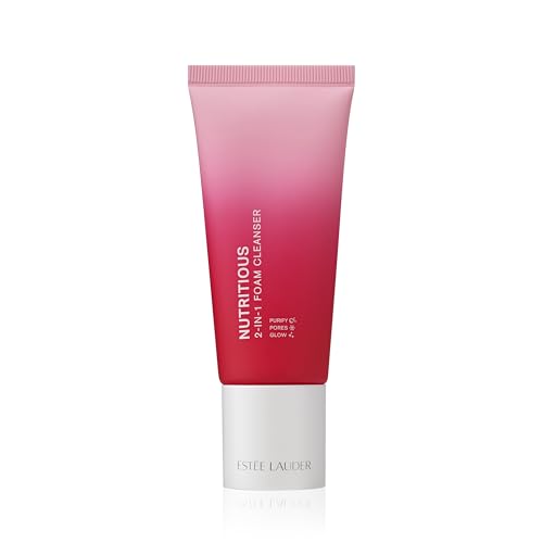 Estée Lauder Estée Lauder Nutritious 2-in-1 Foaming Face Wash Cleanser & Mask | Pore Minimizer, Travel Size, 2 Ounce