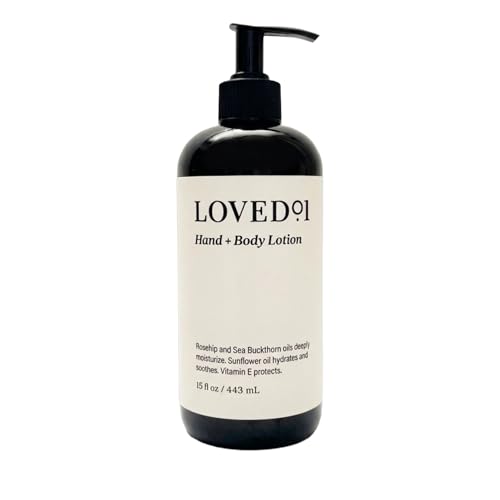 Loved01 Hand & Body Lotion, John Legend Skincare, Fragrance-Free, Daily Lightweight Cream, Oprah's Favorite Things, Formulated with Shea Butter