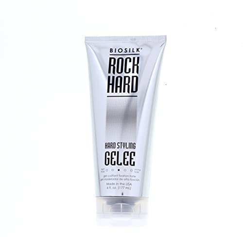 Biosilk Rock Hard Hair Styling Gelee 6 oz (Pack of 5)
