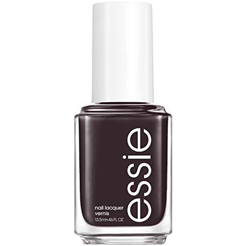 essie Nail Polish, Salon-Quality Black Nail Polish, UnGuilty Pleasures, Vegan, Home By 8, 0.46 fl oz Beauty & Personal Care essie