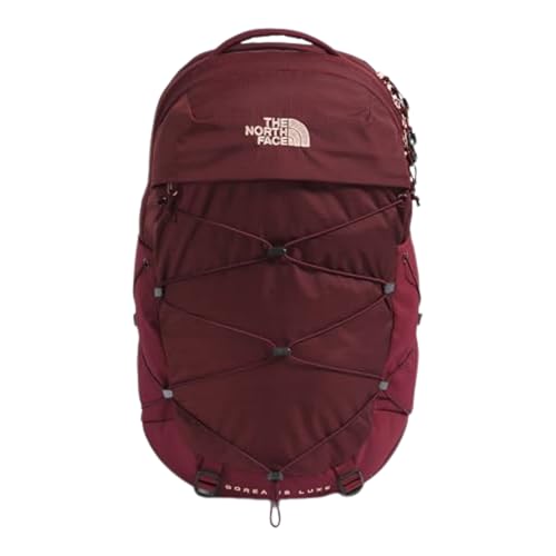 THE NORTH FACE Women's Borealis Luxe Commuter Laptop Backpack, Sumac/Burnt Coral Metallic, One Size