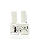 Gelixir Duo Matching Gel and Nail Polish, Made in USA. (090-Snow White) Beauty & Personal Care Niumcraft