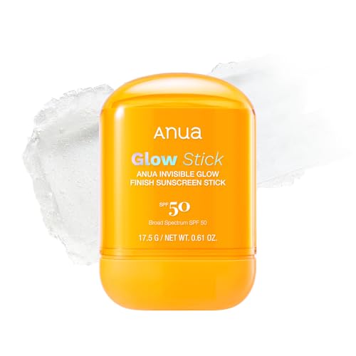 Anua Invisible Glow Sun Stick, SPF 50, Broad Spectrum UV Protection, Lightweight Sheer Finish for All Skin Types, No White Cast, Easy Reapplication Beauty and Personal Care ANUA Default Title