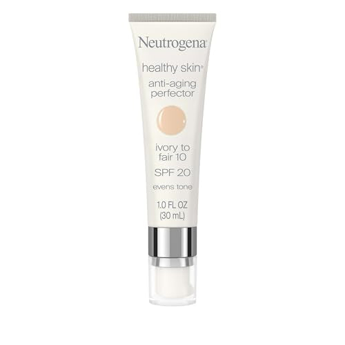 Neutrogena Healthy Skin Anti-Aging Perfector Tinted Facial Moisturizer and Retinol Treatment with Broad Spectrum SPF 20 Sunscreen with Titanium