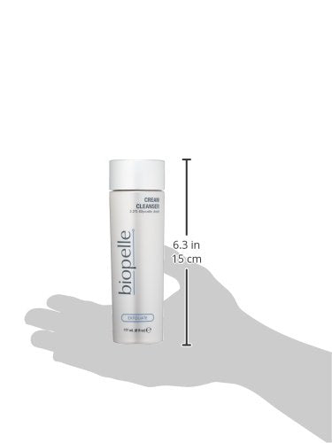 Biopelle Exfoliating Glycolic Acid (2.2%) Facial Cleanser Cream, 6 Fl Oz