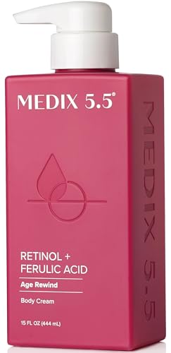 Medix 5.5 Retinol Body Lotion Firming Moisturizer | Crepey Skincare Treatment | Retinol Body Cream | Anti Aging Firming Cream For Women Targets Look Beauty and Personal Care Medix 5.5 Default Title