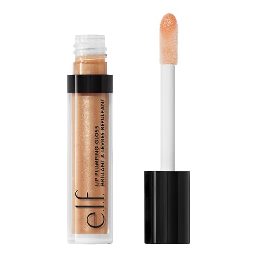 Elf Cosmetics Lip Plumping Gloss, Champagne Glam, 9 Ounce