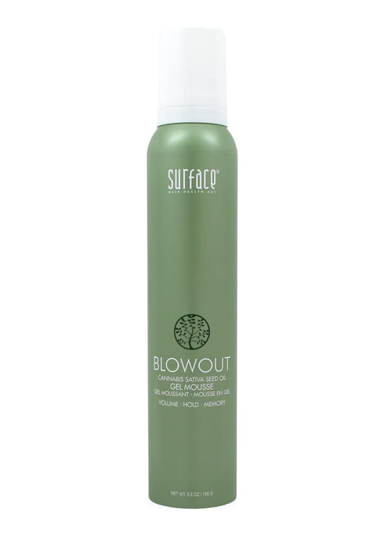 SURFACE Hair Blowout Gel Mousse- Organic Ingredients for Women and Men, Heat-Resistant with Babassu Oil for Longer Lasting Blowouts - 5.5 fl oz Beauty & Personal Care SURFACE