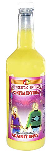 1 BOTTLE EXTRA LARGE AGAINST ENVY CONTRA ENVIDIAS BATH WASH BANO Y DESPOJO 32OZ SPIRITUAL MAGICK WICCA Beauty & Personal Care MISTIC