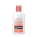 Neutrogena Oil Free Acne Moisturizer, .5% Salicylic Acid Acne Treatment, Pink Grapefruit Face Lotion for Breakouts, Non-Greasy & Non-Comedogenic, 4