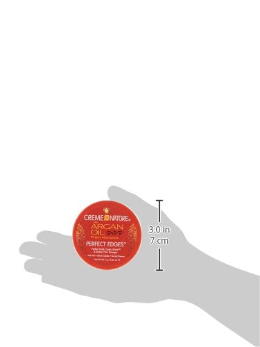 Creme Of Nature Argan Oil Perfect Edges Control 2.25 Ounce Jar (66ml) (2 Pack)
