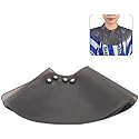 Hair Cutting Collar, Silicone Salon Hair Dye Pad Soft Hair Shawl Neck Guard for Hairdressing Hair Cutting Hair Dye Perm and Shampoo(Black)