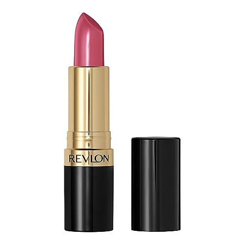 Revlon Super Lustrous Lipstick, Creamy Formula For Soft, Fuller-Looking Lips, Moisturized Feel, 805 Candied Rose, 0.15 oz