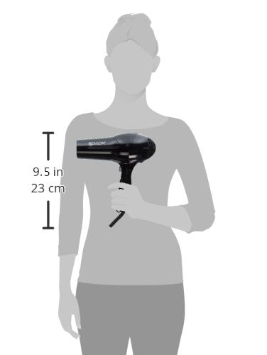 Revlon 1875W Lightweight Hair Dryer | For Easy Smooth Styling (Black)