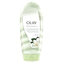 Olay Moisture Ribbons Body Wash with Shea and Notes of Jasmine Petals, 532 mL, White and Green, Pack of 1