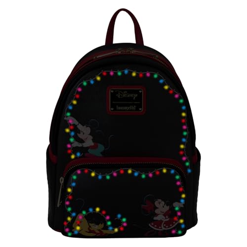 Loungefly Disney Mickey's Light Up Decorations Mini Backpack