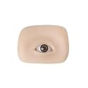 HOTWE 3D Silicone Fake Eyes Models,1 Pair Artificial Practice Skin for Eyebrow Microblading,Eyes Board for Eyelash Extensions for Beginners…