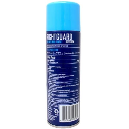 Right Guard Sport Unscented Aerosol Antiperspirant Spray 6 oz (Pack of 18) Beauty and Personal Care Right Guard