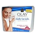 Olay Daily Facials Cleansing Cloths, Normal to Dry, 30 Ea
