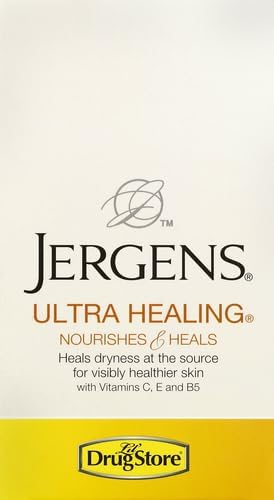 Jergens Ultra Healing Dry Skin Moisturizer, Travel Size Body and Hand Lotion, for Extra Dry Skin, Use After Washing Hands, HYDRALUCENCE blend