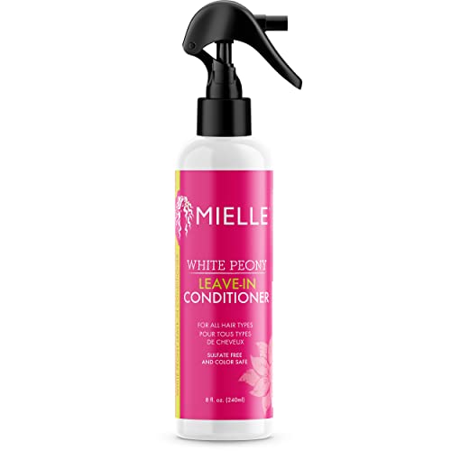 Mielle Organics White Peony Leave-In Conditioner Spray - Ultra-Moisturizing Detangler for Curly & Natural Hair - Frizz Control & Moisture Seal Beauty and Personal Care Mielle Organics Default Title