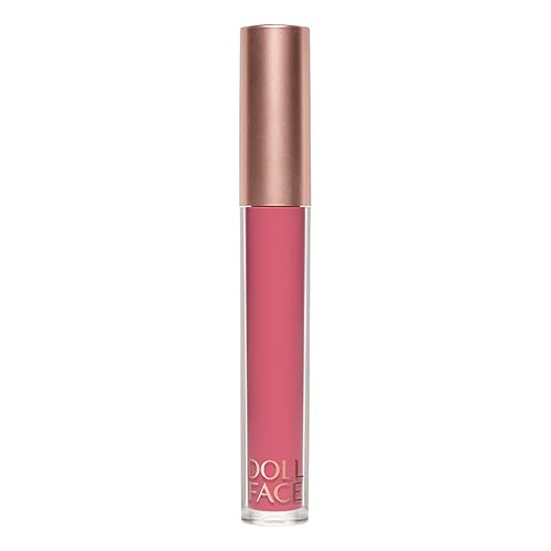 Doll Face, Matte-nificent Liquid Lip Color Pretty In Pink, 0.12 Ounce