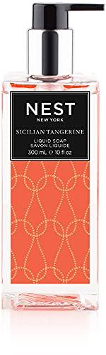 NEST Fragrances Scented Liquid Hand Soap- Sicilian Tangerine , 10 fl oz