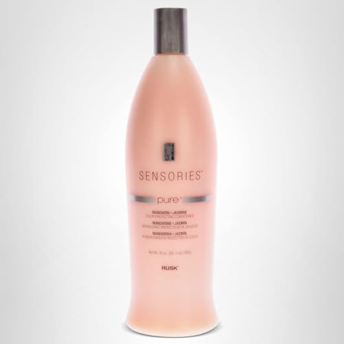RUSK Sensories Pure Mandarin and Jasmine Vibrant Color Conditioner, Keeps Color and Highlights Vibrant, 33.8 fl. oz