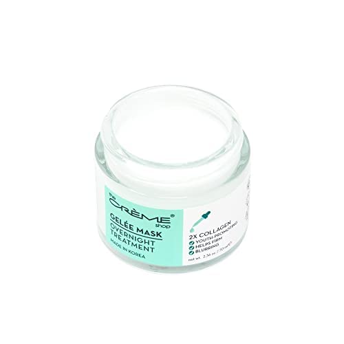 The Crème Shop Korean Skincare | Overnight Gel Mask for Moisturizing and Hydrating, Anti-Aging, Brightening, Relief facial skin care - 2.36 oz