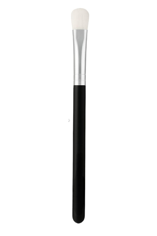 F.A.R.A.H Straight To The Lid 265 - Precision Eyeshadow Brush for Lid Application - Vegan Bristles with Brass Ferrule & Wooden Handle - Deluxe Edition