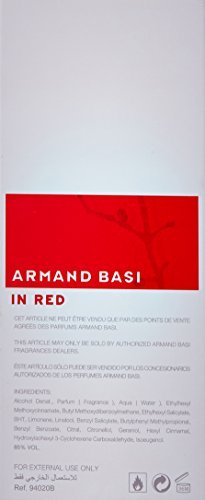 Armand Basi in Red EDT Spray, 3.4 Ounce