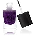 E.l.f. Nail Polish, Dark Glitter Purple, 0.34 Fluid Ounce