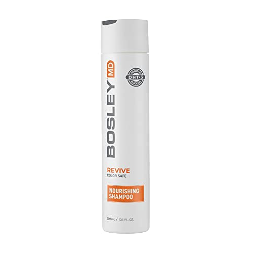 BosRevive Nourishing Shampoo for Noticeably Thinning Hair (Color Safe) - DHT Blocker, Sulfate-Free, Vegan Formula with Biotin, Saw Palmetto & Rosemary