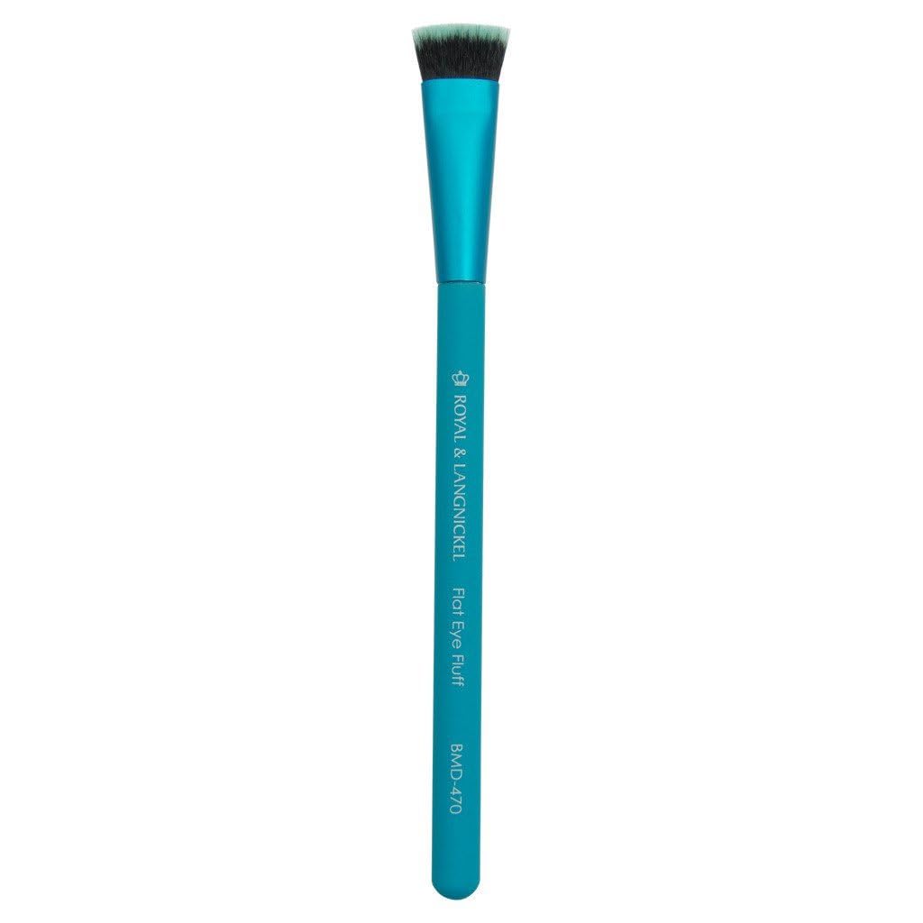 MODA Brush Flat Eye Fluff Makeup Brush - Soft Blending Brush for Eyeshadow, Crease & Detail Work, Vegan & Cruelty-Free