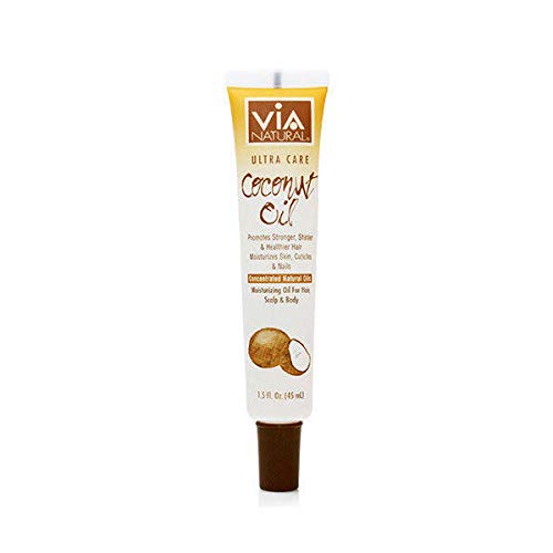 Via Natural Ultra Care Coconut Oil [Concentrated Natural Oil] 1.5 Oz,Pack of 12