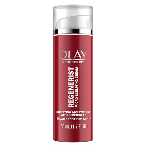 Face Moisturizer by Olay Regenerist Micro-Sculpting Cream Face Moisturizer with SPF 30 Broad Spectrum 1.7 oz
