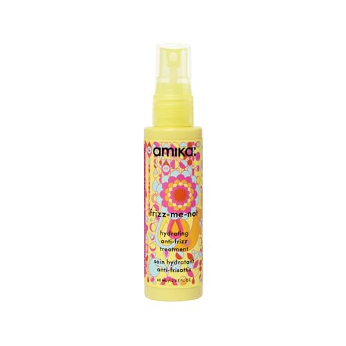 amika frizz-me-not hydrating anti-frizz treatment, 60ml | lightweight hydrating spray for medium to thick coarse hair types 2a-4c, humidity + heat Beauty and Personal Care Amika Default Title