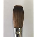 Six Angles - CRIMPED - Black Handle Petal 100% Kolinsky Acrylic Nail Brush (Crimped 12) Beauty & Personal Care Six Angles