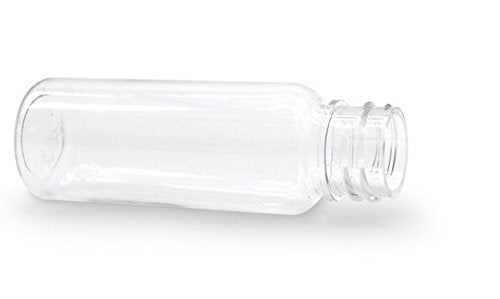 12Pcs 10ml/20ml Empty Refillable Clear Plastic Bottle with Aluminum Screw Cap Travel Small Container (10 ML)