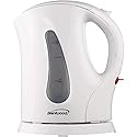 Brentwood Appliances KT-1610 Cordless Plastic Tea Kettle, 1.0-Liter, White