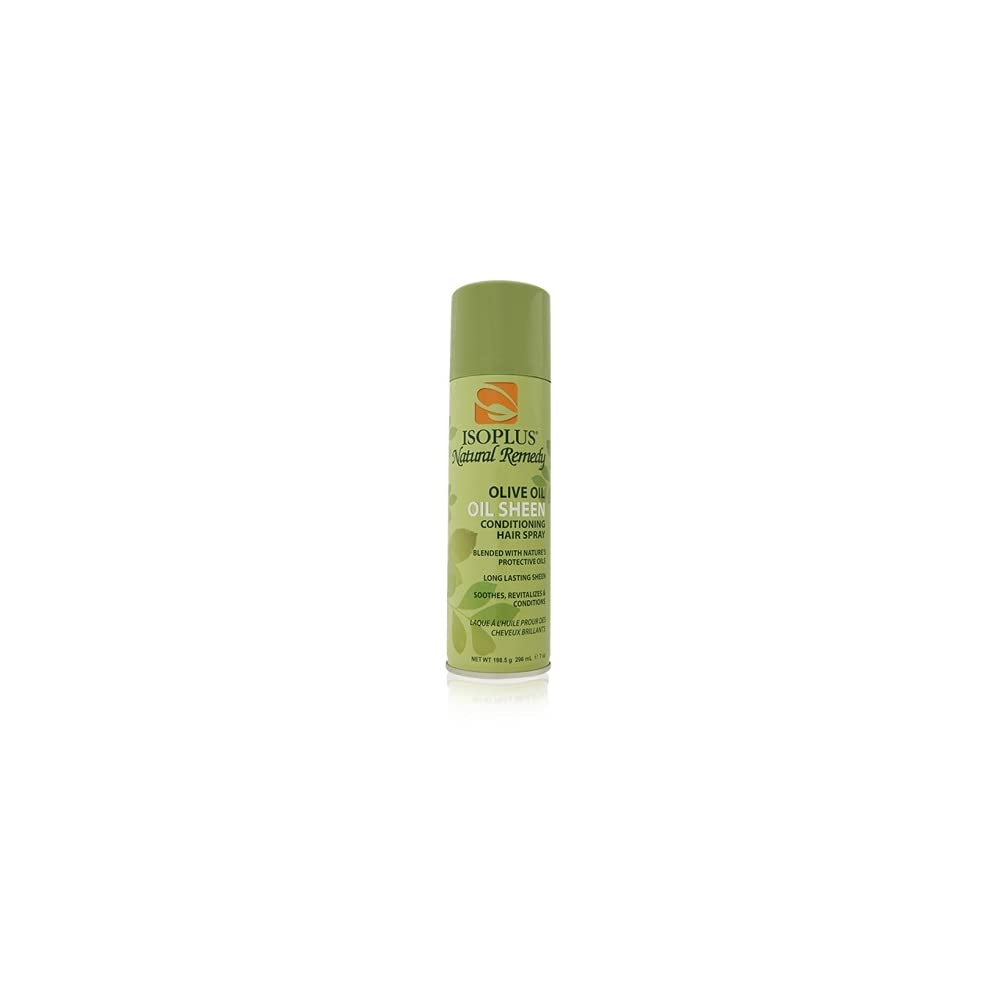 Isoplus Natural Remedy Tea Tree & Aloe Vera Oil Sheen Conditioning Hair Spray 7 Oz.