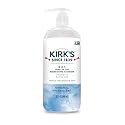 Kirk's 3-in-1 Head to Toe Nourishing Liquid Cleanser- for Men, Women & Children - Premium Coconut Oil & Aloe Vera- Non GMO & Vegan -Original Fresh