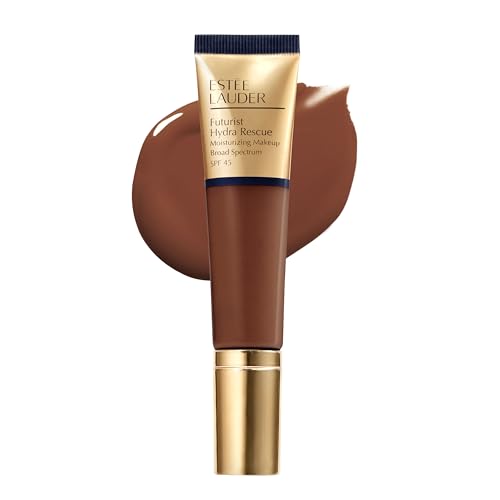 Estée Lauder Futurist Hydra Rescue Moisturizing Foundation Makeup SPF 45 for a 12-Hour Glow, 1.2 Fl Oz, 7W2 Rich Spice