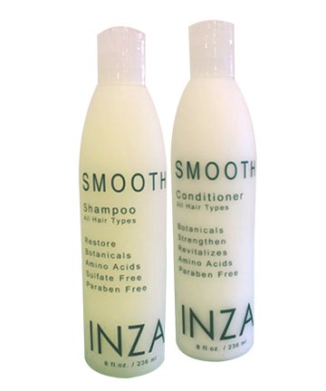 Inza Smooth Shampoo and Conditioner Set Beauty & Personal Care Inza Hair Care