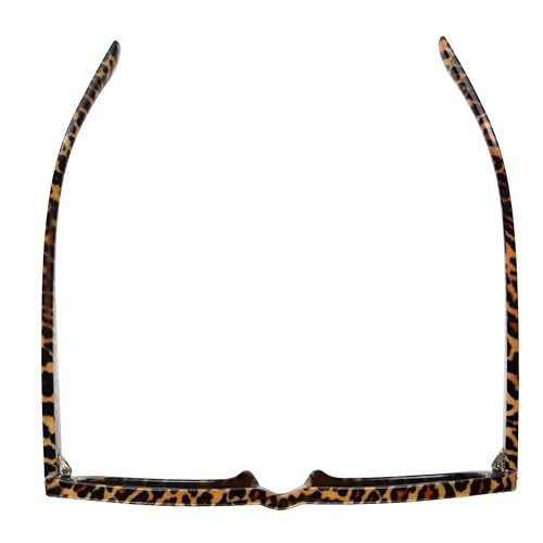 Betsey Johnson Women's Free Spirit Rectangle Sunglasses, Leopard, 57 mm