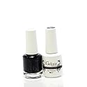 Gelixir matching color gel & nail lacquer Black Night - 089